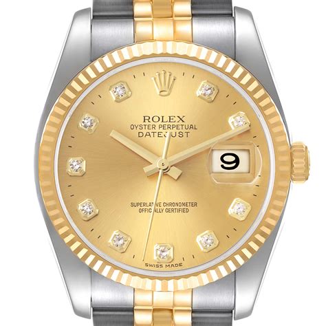 rolex datejust tutto oro|rolex diamond datejust.